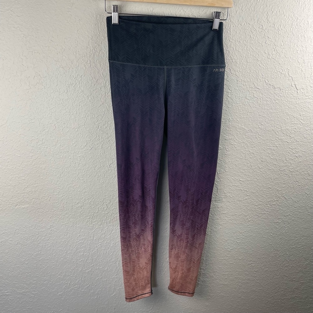 AR33‎ Gray/Purple Ombre Alpha High Waist Leggings